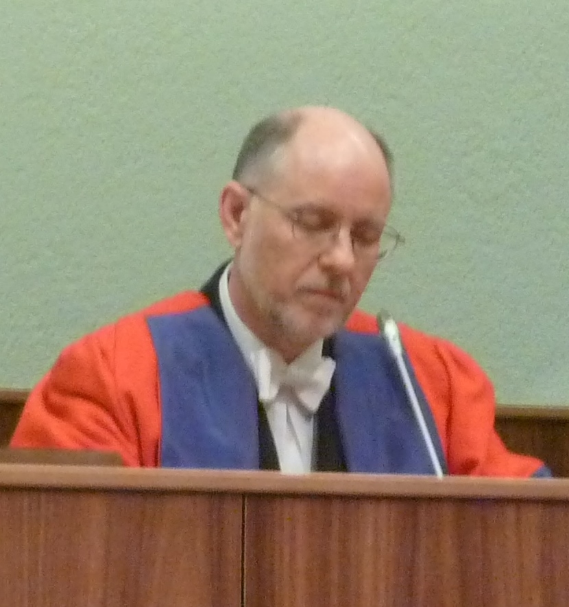 Prof David C Lane at PhD Defence in Nijmegen